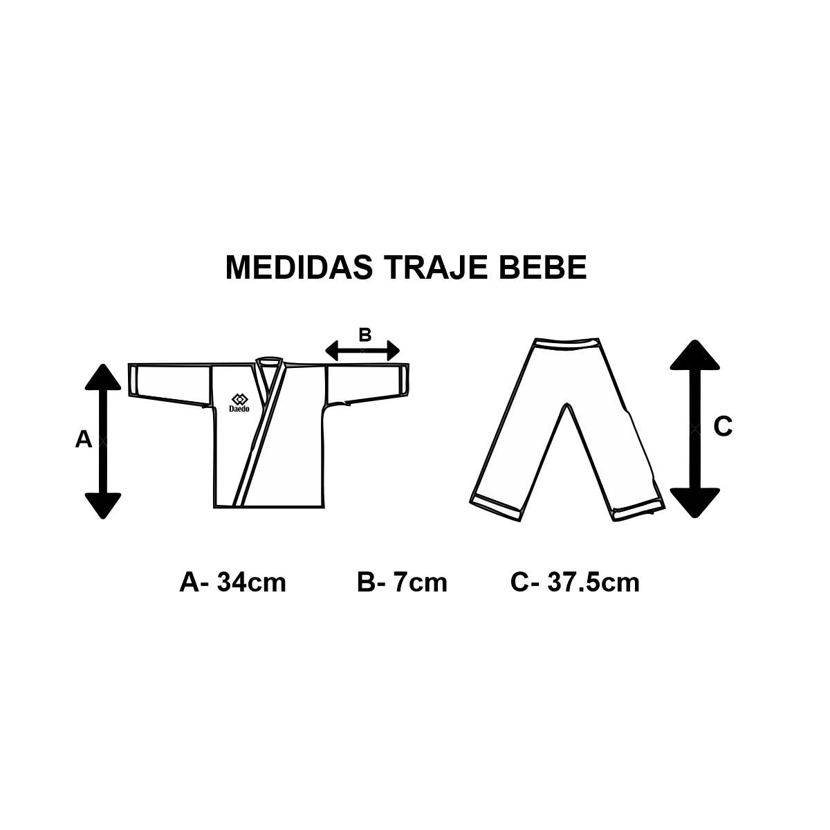 Dobok ITF Bebé