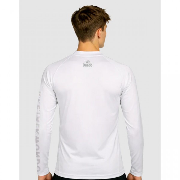 Camiseta Manga Larga Fed. Española TKD Blanco 2